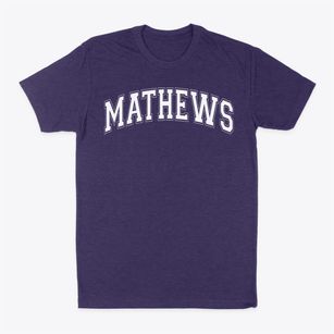 Mathews Elementary School Varsity Arch Classic Dad T-Shirt