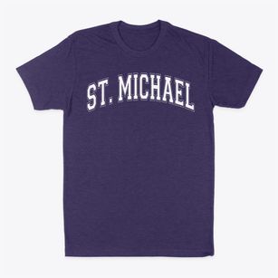 Saint Michael The Archangel School Varsity Arch Classic Dad T-Shirt