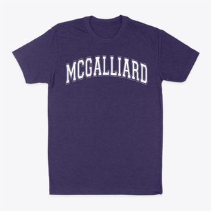 Mcgalliard Elementary School Varsity Arch Classic Dad T-Shirt