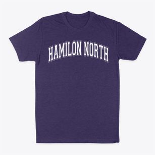 Hamilon North High School Varsity Arch Classic Dad T-Shirt