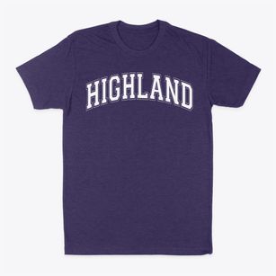 Highland Elementary School Varsity Arch Classic Dad T-Shirt