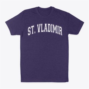 St Vladimir Parish Varsity Arch Classic Dad T-Shirt