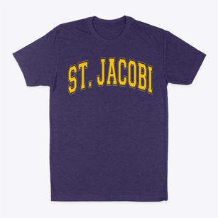 Saint Jacobi Lutheran School Varsity Arch Classic Dad T-Shirt
