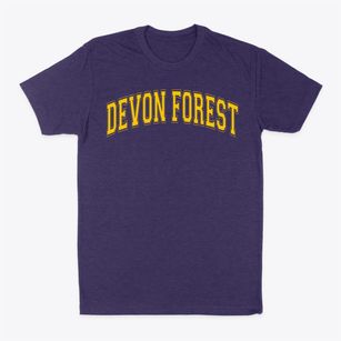 Devon Forest Elementary School Varsity Arch Classic Dad T-Shirt