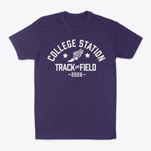 College Station High School Track and Field Classic Dad T-Shirt