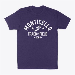 Monticello High School Track and Field Classic Dad T-Shirt