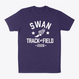 Swan School Track and Field Classic Dad T-Shirt