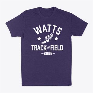 Watts Elementary School Track and Field Classic Dad T-Shirt
