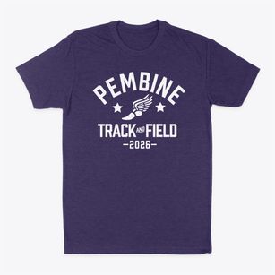 Pembine School Track and Field Classic Dad T-Shirt