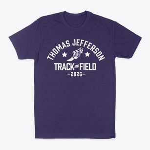 Thomas Jefferson Elementary School Track and Field Classic Dad T-Shirt