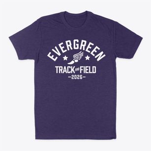 Evergreen Elementary School Track and Field Classic Dad T-Shirt