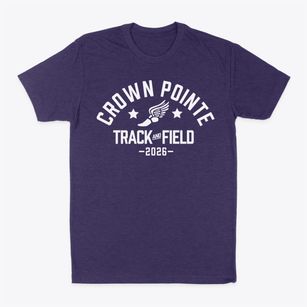 Crown Pointe Academy Track and Field Classic Dad T-Shirt