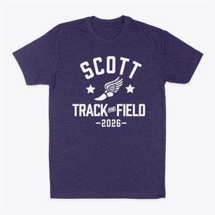 Scott Elementary School Track and Field Classic Dad T-Shirt