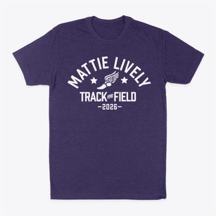 Mattie Lively Elementary School Track and Field Classic Dad T-Shirt