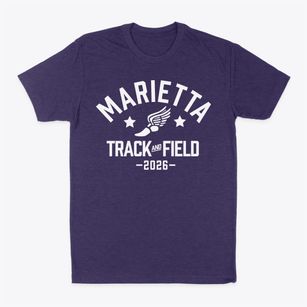 Marietta Sixth Grade Academy Track and Field Classic Dad T-Shirt