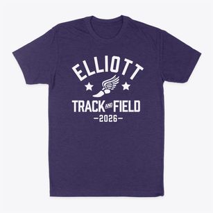 Elliott Elementary School Track and Field Classic Dad T-Shirt