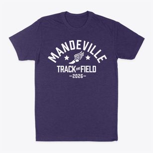 Mandeville Junior High School Track and Field Classic Dad T-Shirt