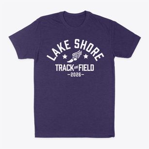 Lake Shore Elementary School Track and Field Classic Dad T-Shirt