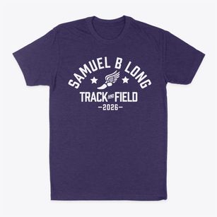 Samuel B Long Elementary School Track and Field Classic Dad T-Shirt