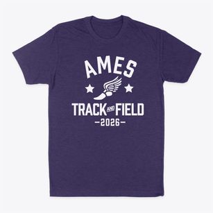 Ames Elementary School Track and Field Classic Dad T-Shirt