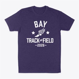 Bay High School Track and Field Classic Dad T-Shirt