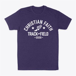 Christian Faith Academy Track and Field Classic Dad T-Shirt