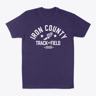 Iron County C4 School Track and Field Classic Dad T-Shirt