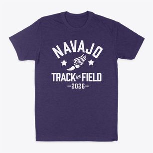 Navajo Prep Track and Field Classic Dad T-Shirt