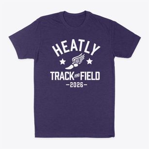 Heatly School Track and Field Classic Dad T-Shirt