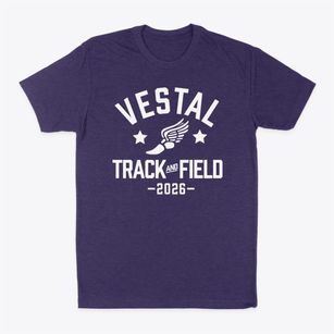 Vestal High School Track and Field Classic Dad T-Shirt
