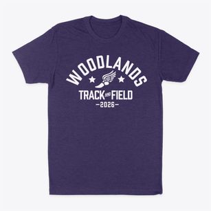 Woodlands High School Track and Field Classic Dad T-Shirt