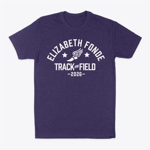 Elizabeth Fonde Elementary School Track and Field Classic Dad T-Shirt