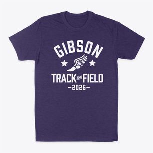 Gibson Elementary School Track and Field Classic Dad T-Shirt
