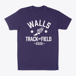 Walls Elementary School Track and Field Classic Dad T-Shirt