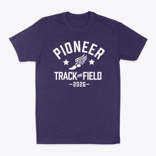 Pioneer Elementary School Track and Field Classic Dad T-Shirt