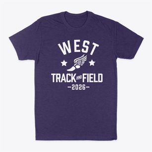 Moore West Junior High School Track and Field Classic Dad T-Shirt