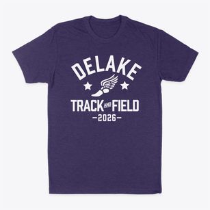 Delake Elementary School Track and Field Classic Dad T-Shirt