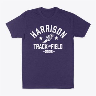 Harrison Middle School Track and Field Classic Dad T-Shirt