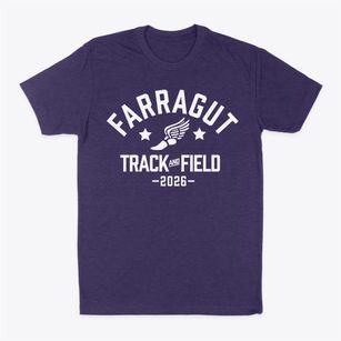Farragut Primary School Track and Field Classic Dad T-Shirt