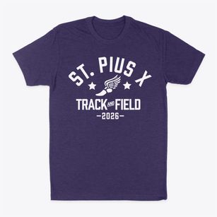 Saint Pius X School Track and Field Classic Dad T-Shirt