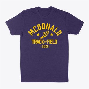 Mcdonald Junior High School Track and Field Classic Dad T-Shirt