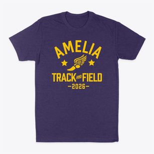 Amelia Elementary School Track and Field Classic Dad T-Shirt