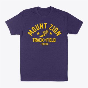 Mount Zion Elementary School Track and Field Classic Dad T-Shirt