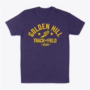Golden Hill Elementary School Track and Field Classic Dad T-Shirt