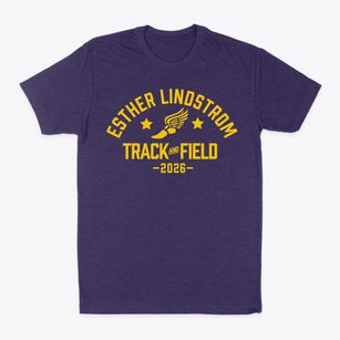 Esther Lindstrom Elementary School Track and Field Classic Dad T-Shirt
