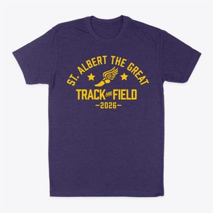 Saint Albert The Great School Track and Field Classic Dad T-Shirt