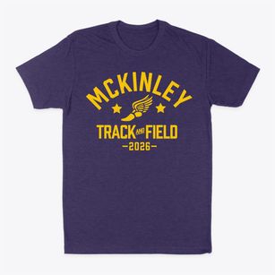 Mckinley Elementary School Track and Field Classic Dad T-Shirt