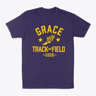 Grace Baptist Academy Track and Field Classic Dad T-Shirt