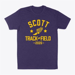 Scott Middle School Track and Field Classic Dad T-Shirt