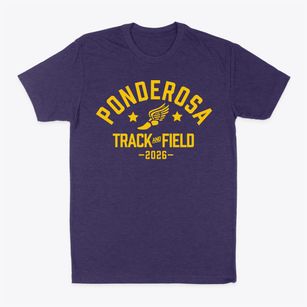 Ponderosa Elementary School Track and Field Classic Dad T-Shirt